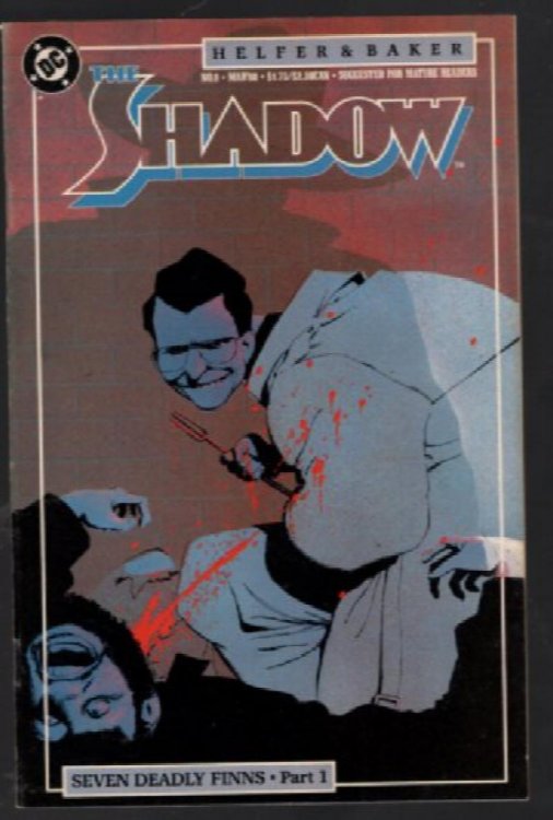 The Shadow No. 8 Seven Deadly Finns Part 1 March 1988 Helfer & Baker