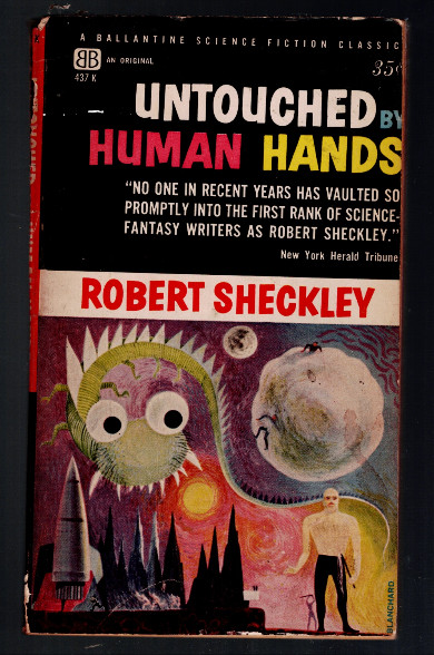 Untouched By Human Hands by Robert Sheckley 1960 Ballantine Paperback Sci Fi