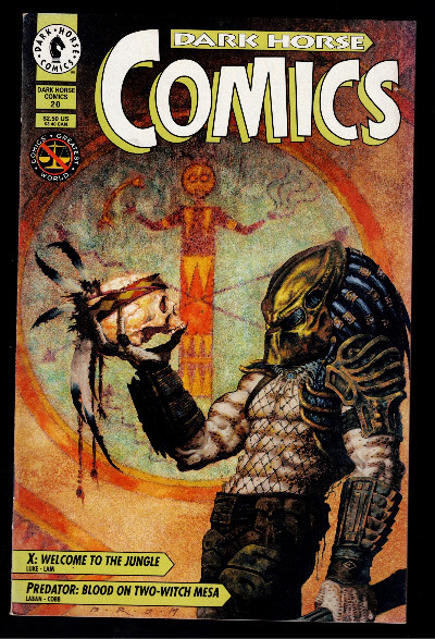 Dark Horse Comics #20 /Dark Horse Predator 1994 Painted