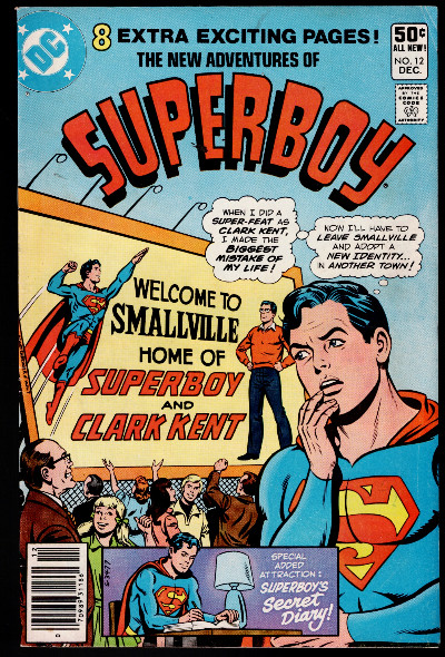NEW ADVENTURES OF SUPERBOY #12 Newsstand DC Comics