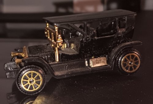 Peugeot Die Cast Plastic 1:64:Hong Kong Toy Car 1907 Model No 303 Vintage