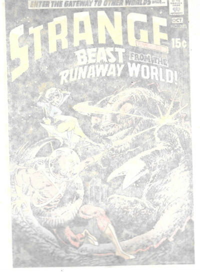 Strange adventures 220 Iron on patch