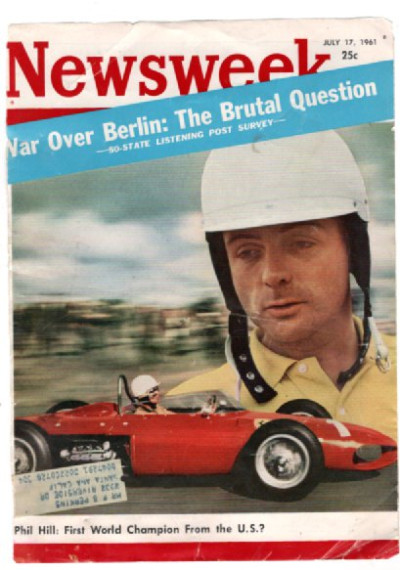 Phil Hill; Newsweek cover,July 17,1961