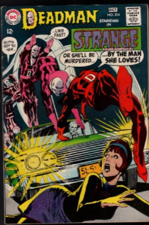 Strange Adventures 214 DC Comics 1968 Deadman Story Neal Adams Cover & Art