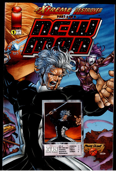NEW MAN #1 Extreme Destroyer Image Comics 1996