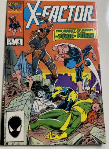 X-FACTOR # 4 VF Copper Age Marvel Comics 1986 Bob Layton & Keith Pollard