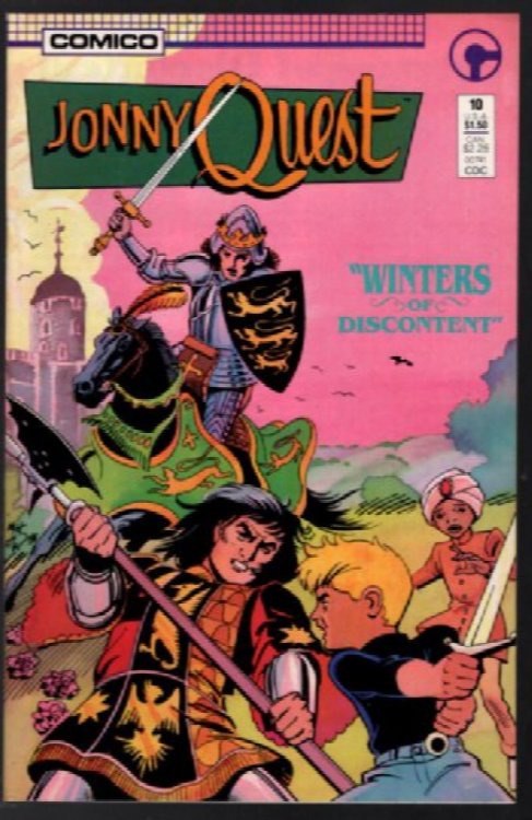 Jonny Quest #10 Hanna Barbera COMICO 1987