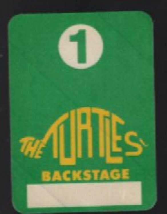 the turtles backstage pass