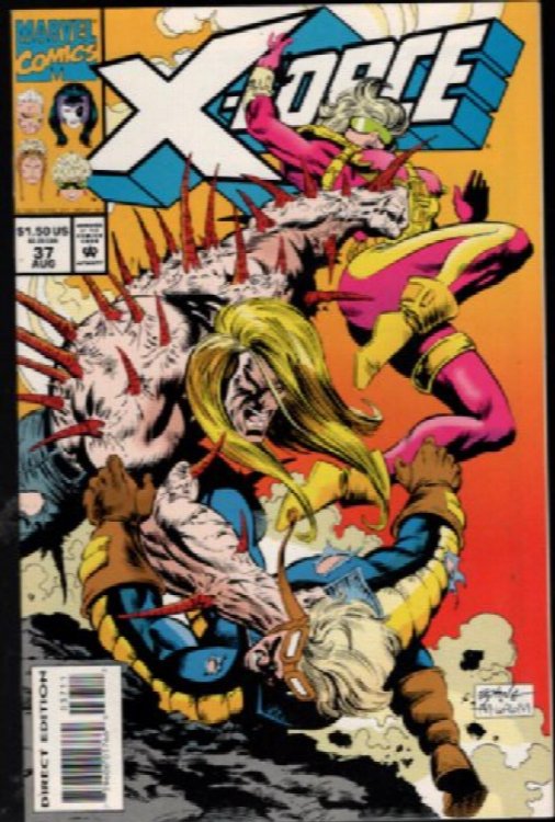 X-FORCE #36,#37 and #38-Phalanx Covenant-Tony Daniel Art-1994 each BAGGED BOARDED