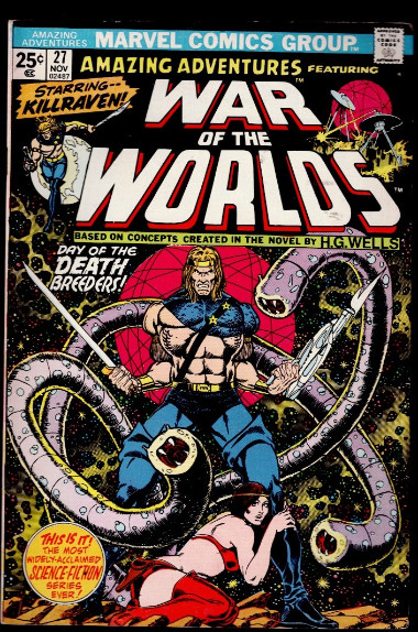 Amazing Adventures #27 Comic Book 1974 Jim Starlin Marvel Killraven