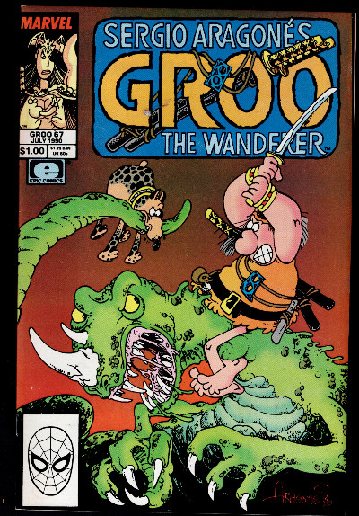 1990 Sergio Aragones Groo the Wanderer #67 Epic Comics 1st Print Comic Book