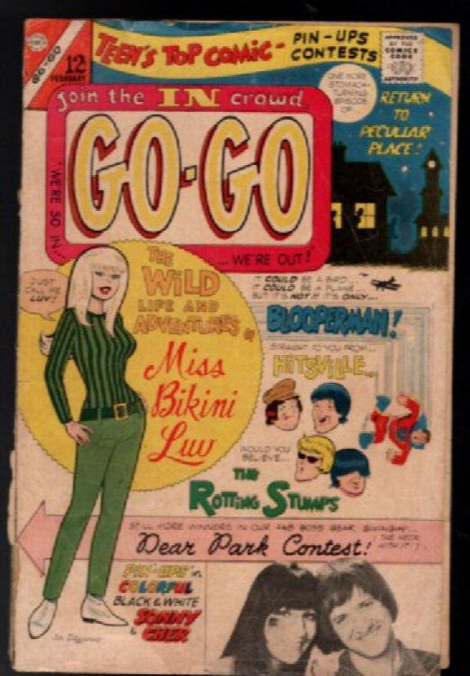 Go-Go #5 Sonny and Cher photo inside FC Fr.+