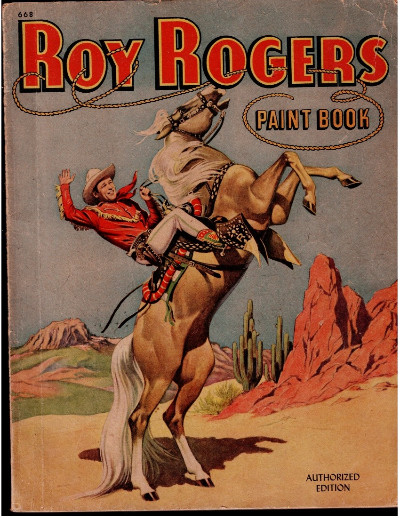 roy rogers paint book