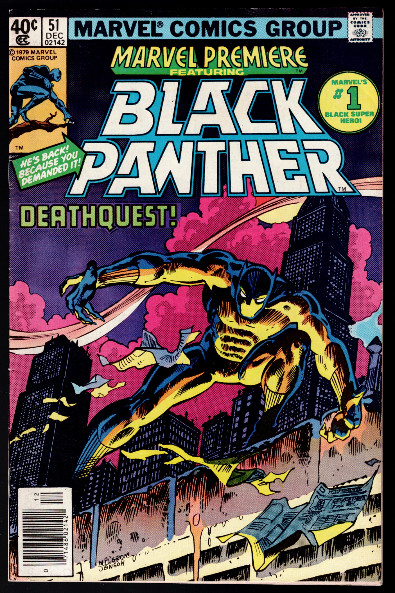 Marvel Premiere #51,52 & #53 Black Panther 1979 Marvel Comics
