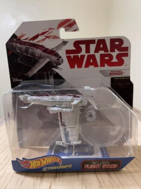 Hot Wheels Star Wars Starships Resistance Bomber The Last Jedi Starship