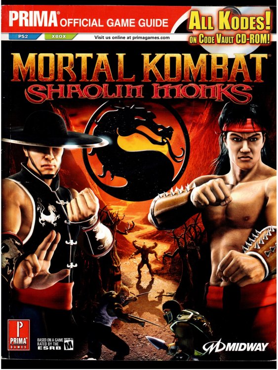 Mortal Kombat: Shaolin Monks (with CD) (Prima Official Game Guide)