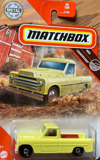 2020 MATCHBOX No. 90 POWELL SPORT 1956 PICKUP Yellow