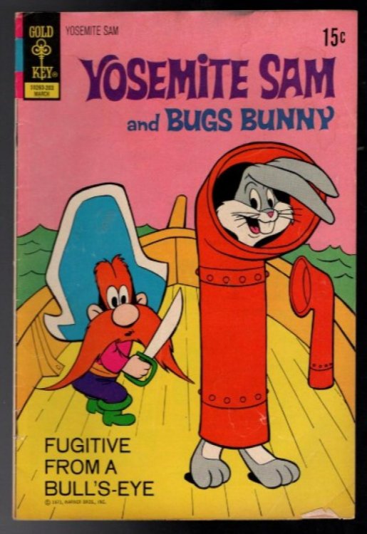 Yosemite Sam and Bugs Bunny #6 Gold Key Comic Book March 1972