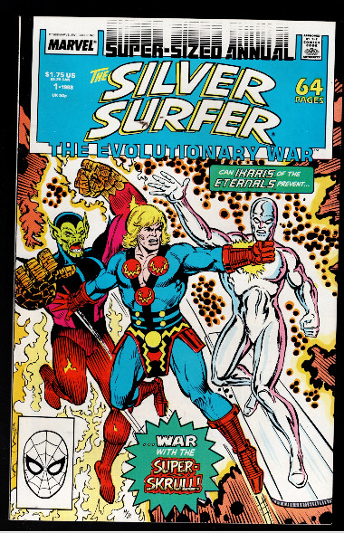Silver Surfer Annual #1 Comic Book 1988 Marvel Skrull Eternals