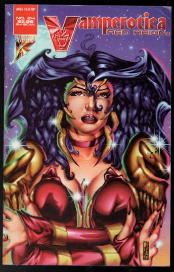 VAMPEROTICA #24 RED REIGN 1997 Published by BRAINSTORM Mature Readers