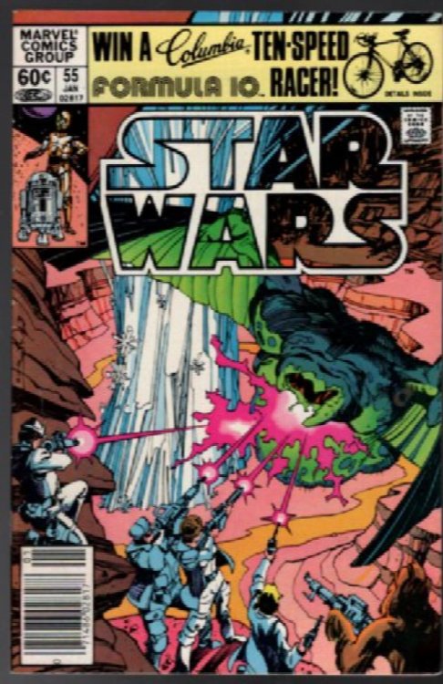 Star Wars #55 Luke Skywalker Princess Leia Chewbacca (Marvel, 1982)