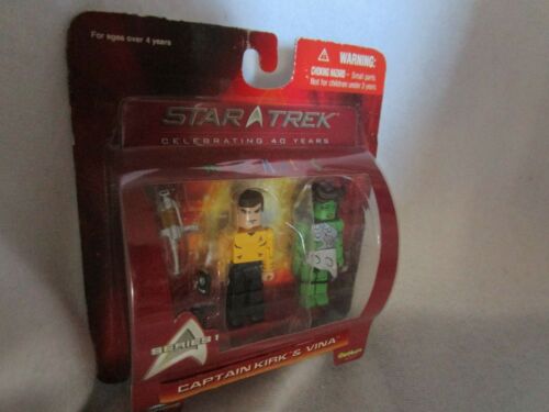 New 2007 Star Trek Minimates Capt Kirk And Vina Sealed
