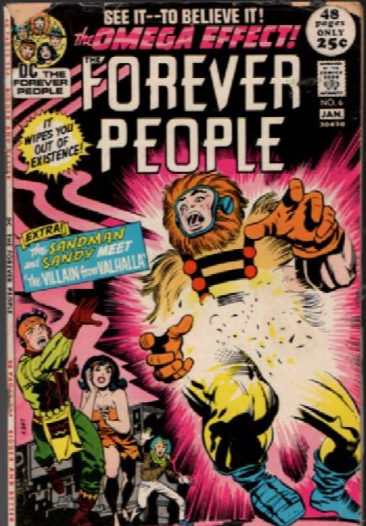 THE FOREVER PEOPLE #6 DC 1972 Kirby Classic VG+ 4.5