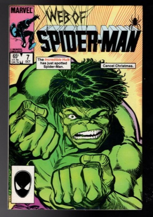 WEB OF SPIDER-MAN #7 MARVEL COMICS 1985 VF+