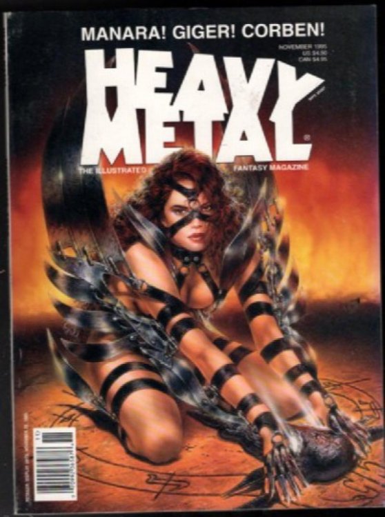 Heavy Metal Magazine Vol 19 #5 November 1995 H R Giger Corben