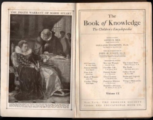 The book of knowledge: The Children's encyclopedia vol.9,1919