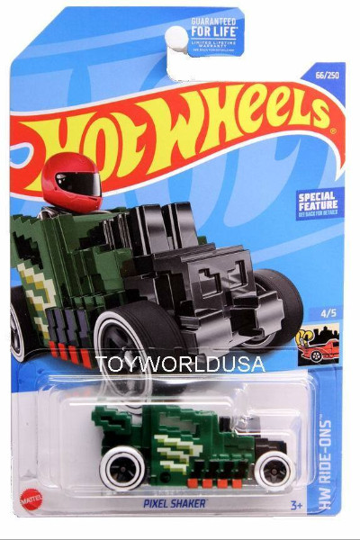 2022 Hot Wheels #66 HW Ride-Ons Pixel Shaker Treasure Hunt