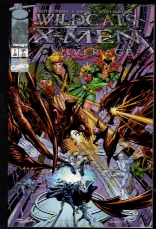 Wildcats X- Men The Silver Age #1 - 1997 Neal Adams & Scott Williams cover