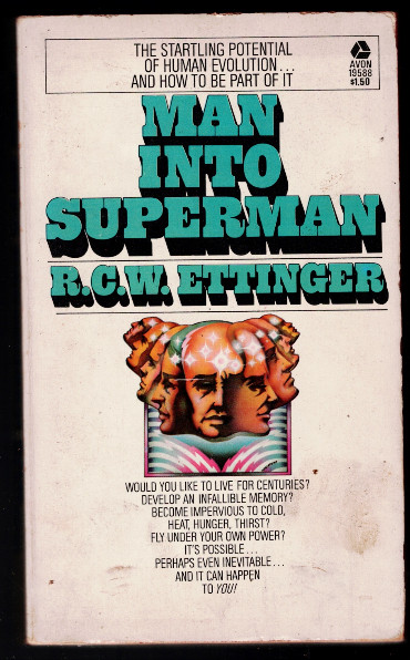Man into Superman - RCW ETTINGER Vintage 1974 1st Avon Printing Paperback