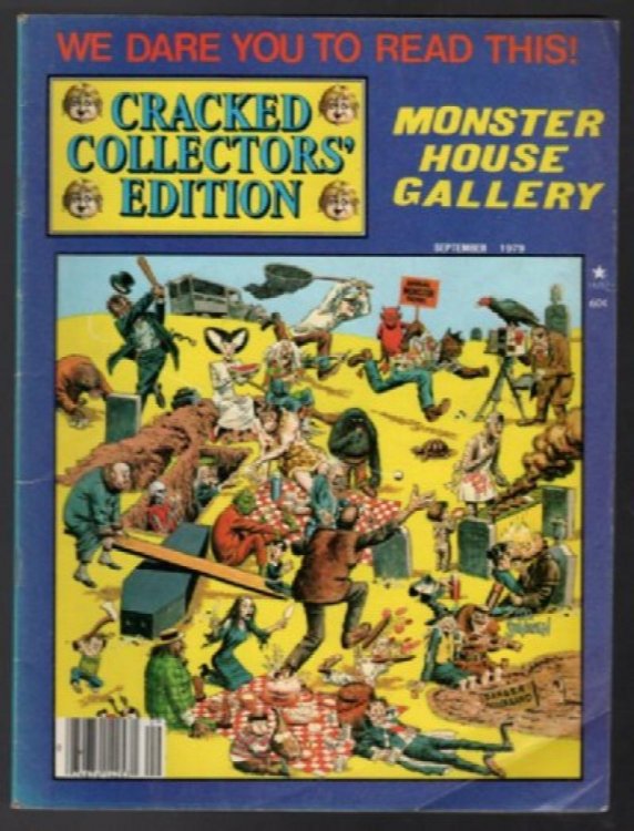 Vintage Cracked Collector's Edition Monster House Gallery Sept. 1979 COMIC BOOK