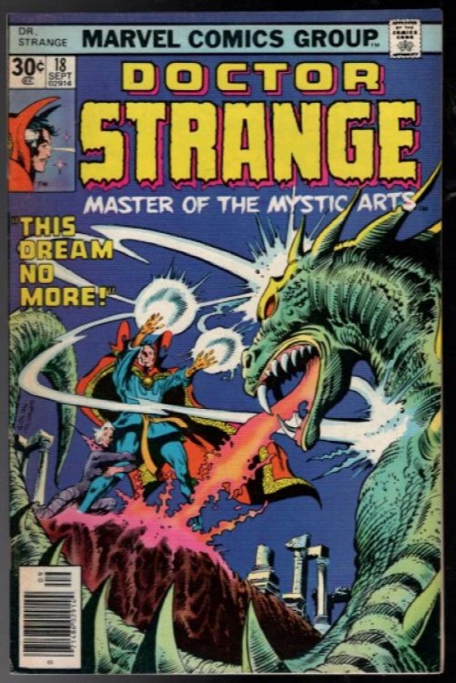 Doctor Strange Comic Book #18, Marvel Comics 1976