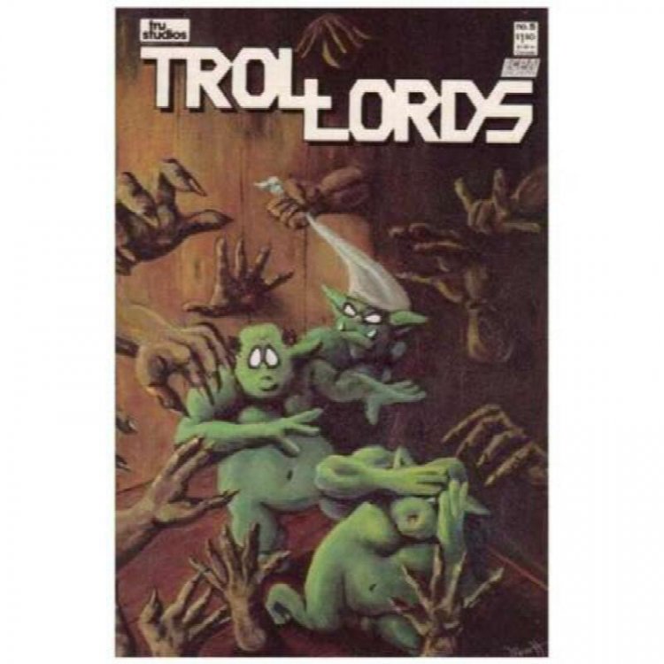 Trollords (1986 series) #5 in Near Mint minus condition.