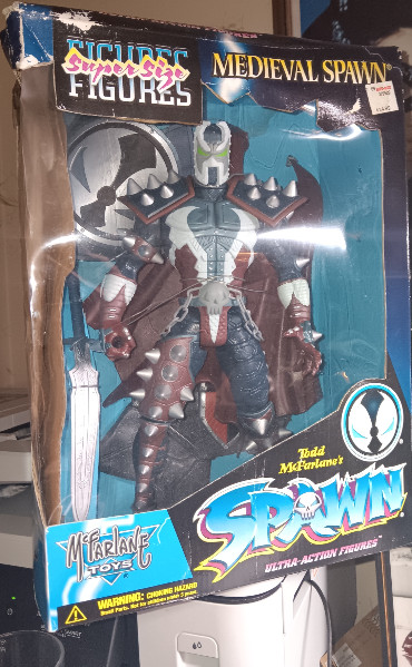 Medieval Spawn Super Size Action Figure MCFARLANE MIB 12