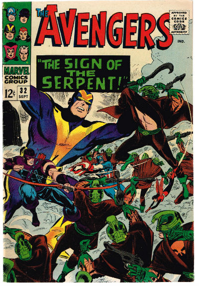 the Avengers #32,Sept.,1966