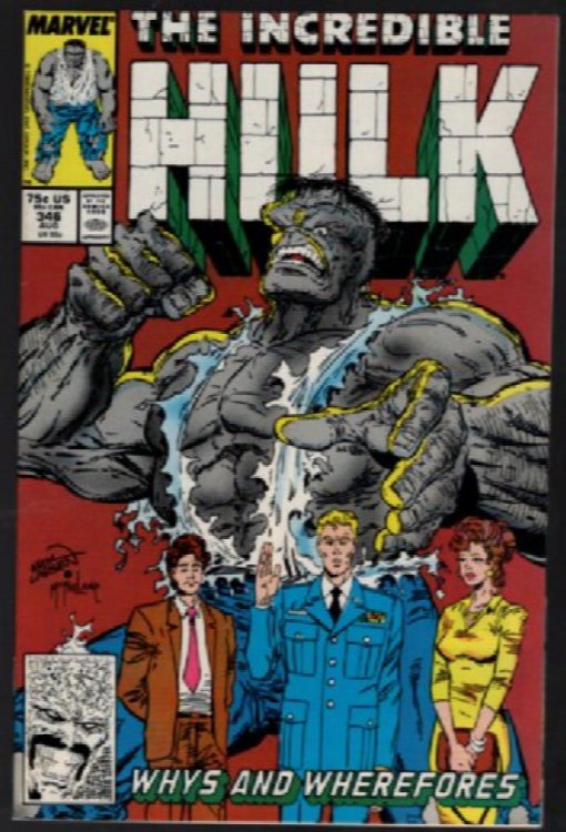 The Incredible Hulk #346 - Last Todd McFarlane Cover, Nick Fury, Peter Parker