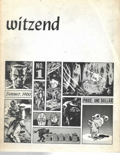 WITZEND SOFT COVER #1 1966-1967 MINI-SERIES WALLY WOOD