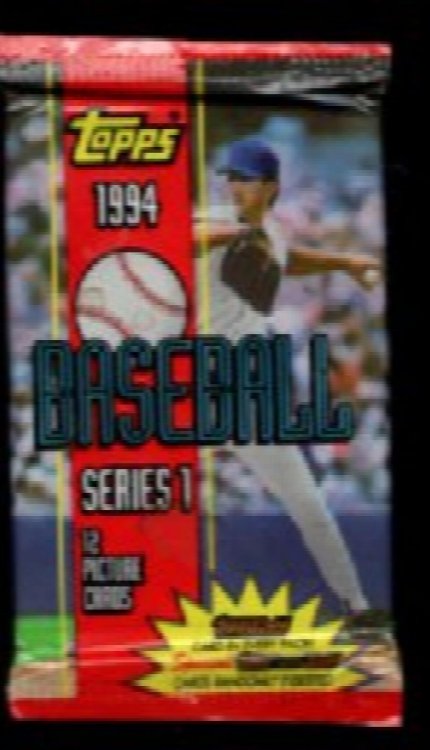 Topps 1994 Series 1 - Baseball Cards Pack 12 Cards - Unopened -