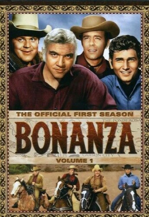 BONANZA TV SERIES COMPLETE FIRST SEASON 1 VOLUME 1 DVD,like new 16 Episodes
