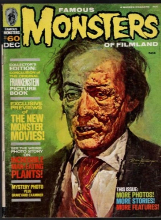 Famous Monsters of Filmland #60. The Picture of Dorian Grey! Man-eating Plants!
