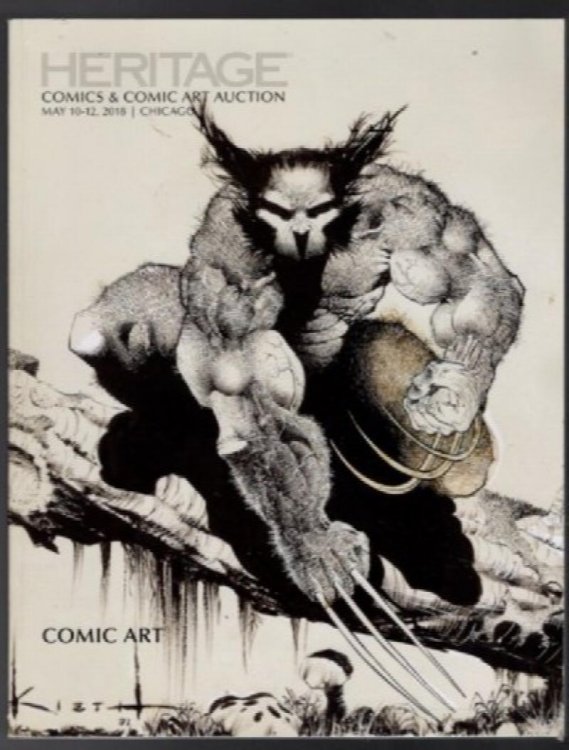 2018 May 10-12 HERITAGE Comics & Comic Art 218pg Auction Catalog