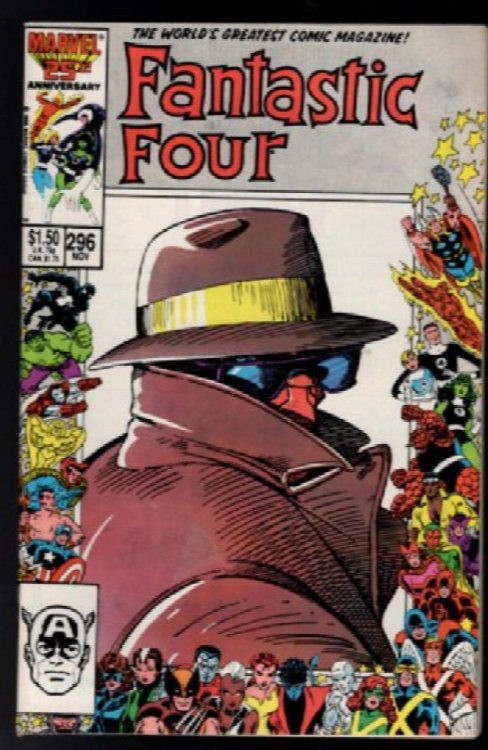 Fantastic Four 296 Marvel Comics ANNIVERSARY FRAME JOHN BYRNE COPPER AGE 1985