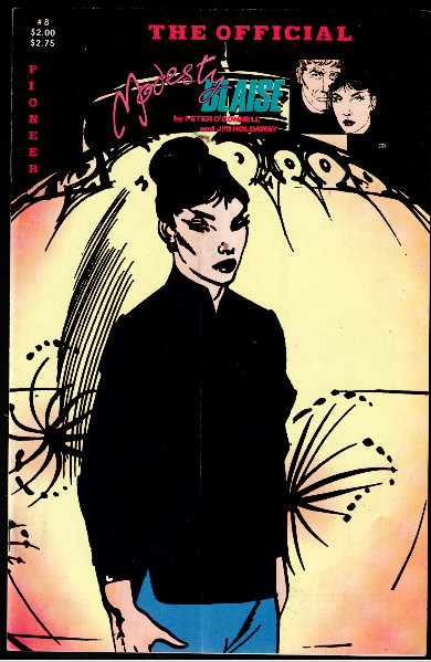 THE OFFICIAL MODESTY BLAISE # 8 G/VG PIONEER COMICS 1989