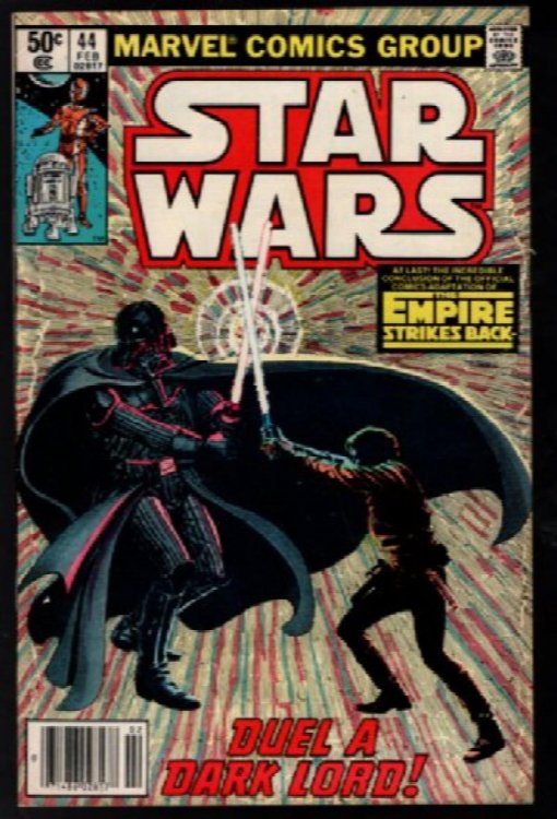 Star Wars #44 Last part to Empire Strikes Back adaptation Marvel Comics 1981