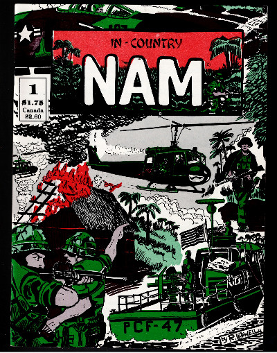 In-Country Nam # 1 Indy Comic Book Vietnam 1986 Survival