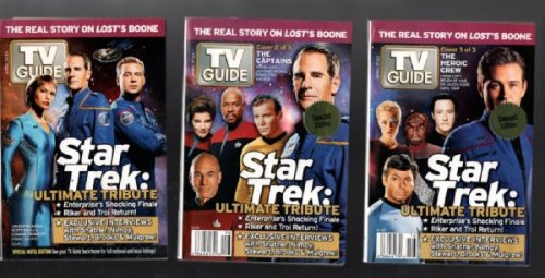 TV Guide April 17-23 2005 Star Trek Ultimate Tribute Covers