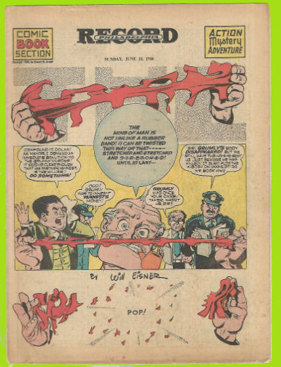 The Spirit:Comic Bookk section ;Philadelphia Record,Sunday June 23d 1946